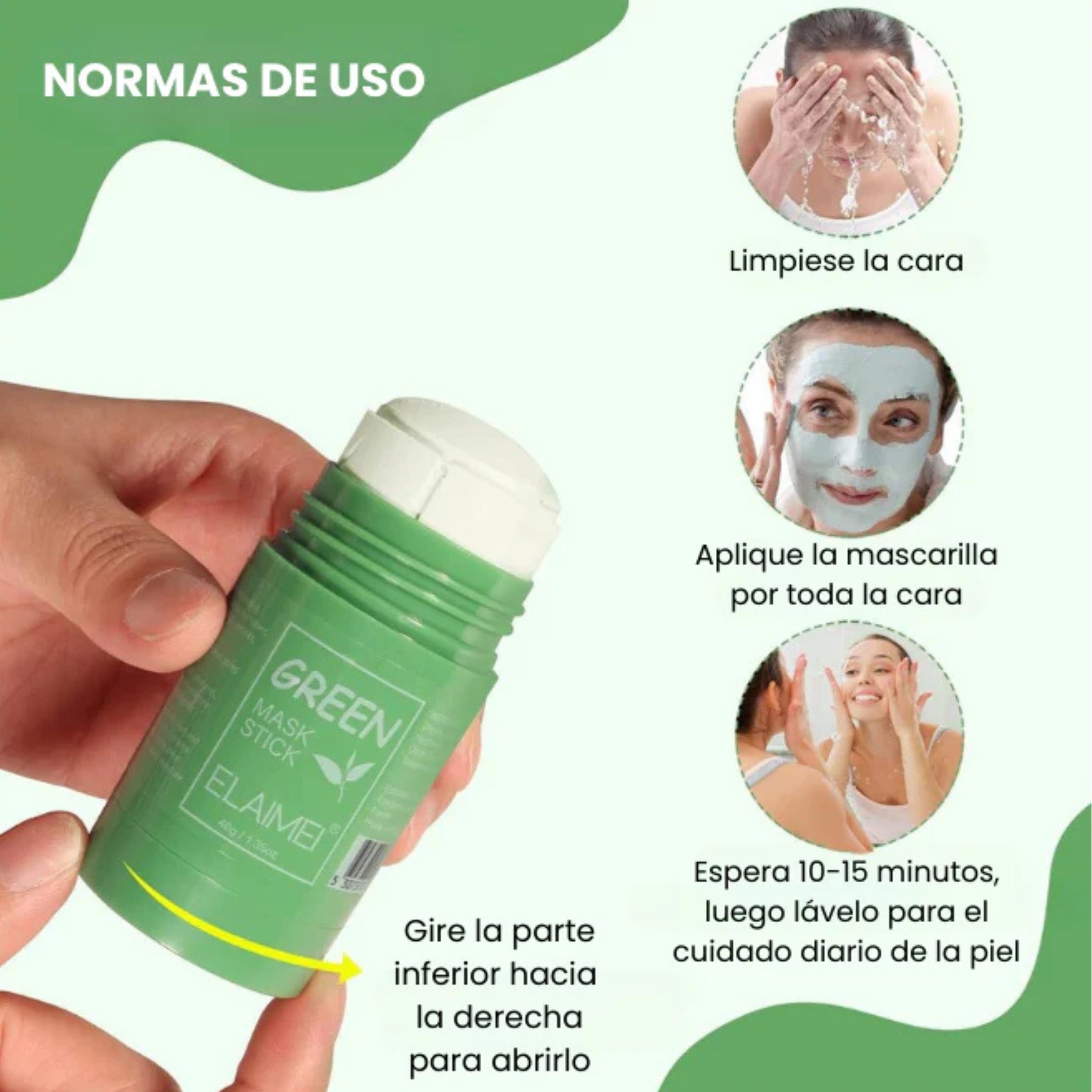 Mascarilla te Verde Para Puntos Negros OFERTA 2x1